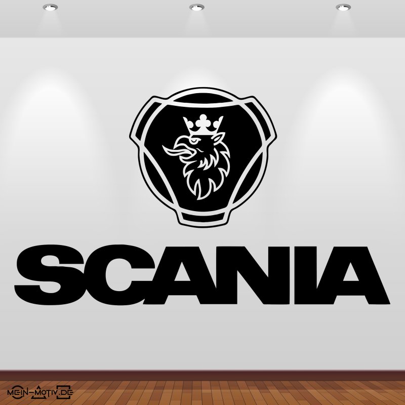 Preview: Wandtattoo Scania Logo